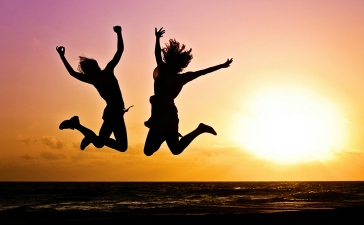 people jumping