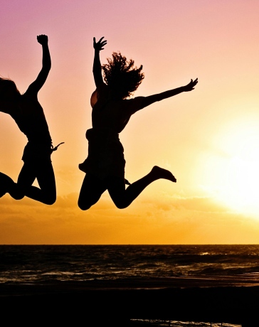 people jumping